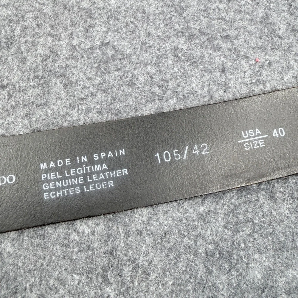 Miguel Bellido Jeans Brown Leather Belt Made in Spain 4690/40 Size 40 105/42